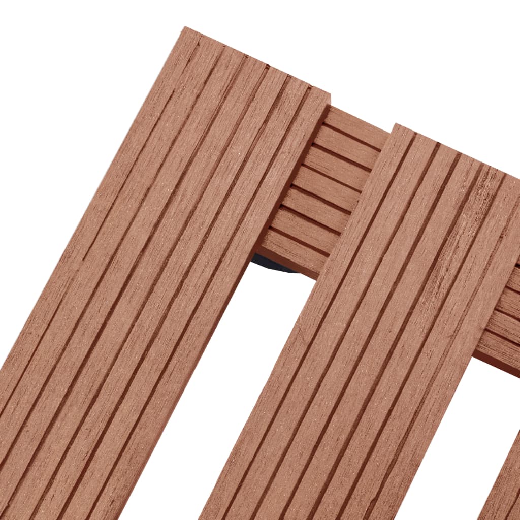 Plant Trolleys 2 pcs Brown 30x30x7.5 cm WPC