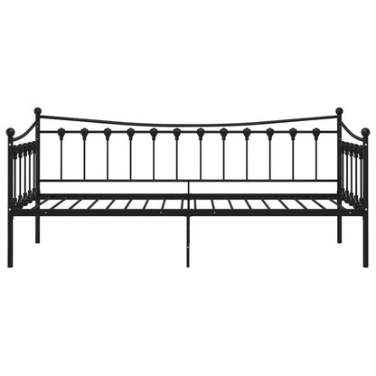 Sofa Bed Frame | Black | Powder-coated metal | 200 x 90 cm