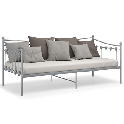 Sofa Bed Frame | Grey | Powder-coated metal | Single