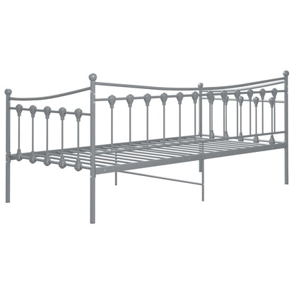 Sofa Bed Frame | Grey | Powder-coated metal | Single