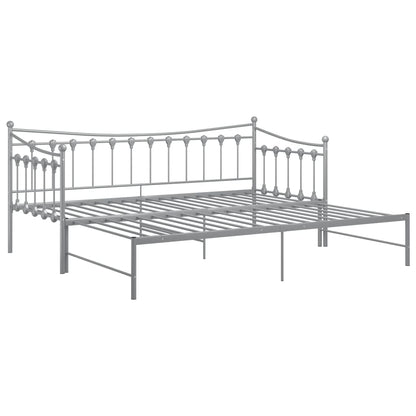 Sofa Bed Frame | Grey | Powder-coated metal | 90x200 cm mattress size