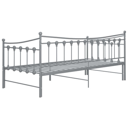 Sofa Bed Frame | Grey | Powder-coated metal | 90x200 cm mattress size