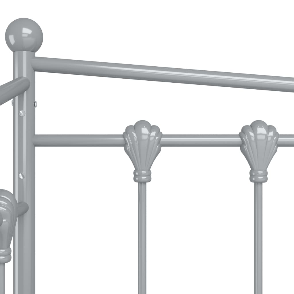 Sofa Bed Frame | Grey | Powder-coated metal | 90x200 cm mattress size