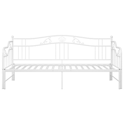 Sofa Bed Frame | White | Powder-coated metal | Single