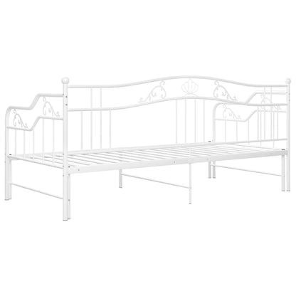 Sofa Bed Frame | White | Powder-coated metal | Single