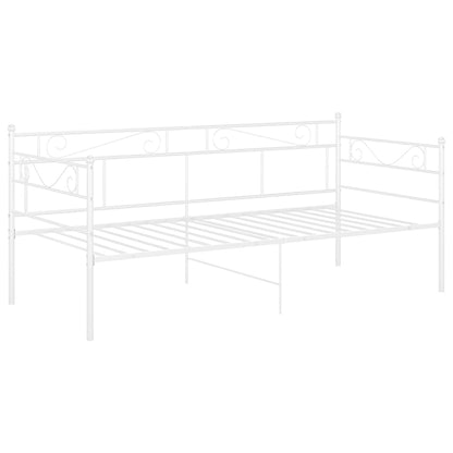 Sofa Bed Frame | White | Powder-coated metal | Single