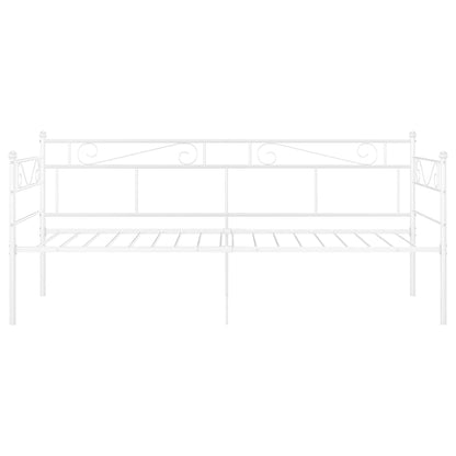 Sofa Bed Frame | White | Powder-coated metal | Single