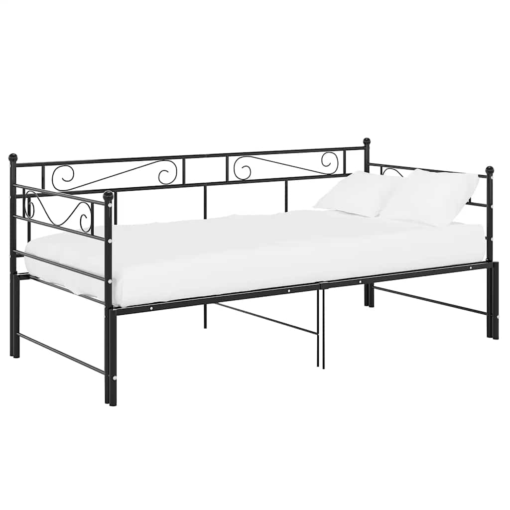 Sofa Bed Frame | Black | Powder-Coated Metal | Pull-Out | Sofa Bed Frame