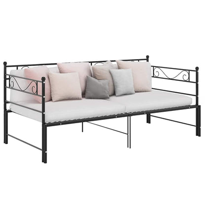 Sofa Bed Frame | Black | Powder-Coated Metal | Pull-Out | Sofa Bed Frame