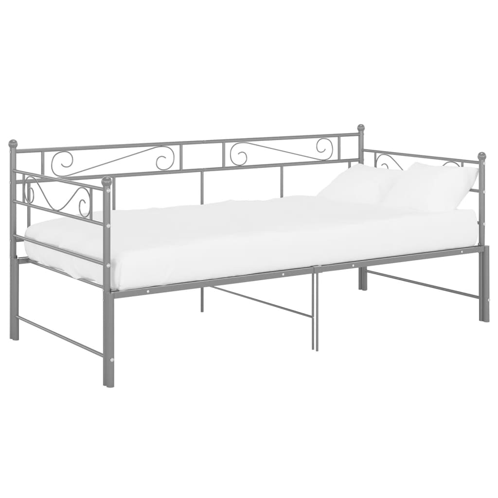 Sofa Bed Frame | Grey | Powder-coated metal | Single and Double