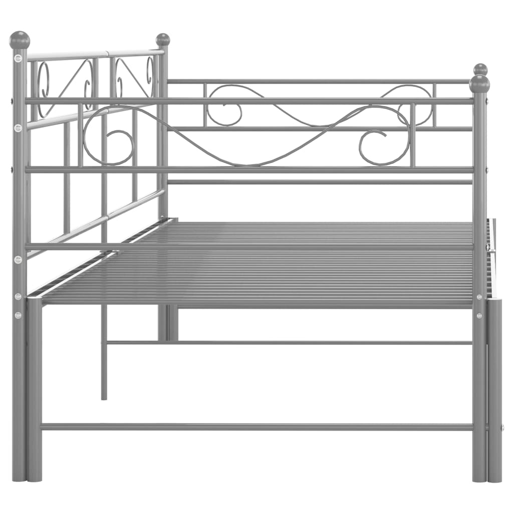 Sofa Bed Frame | Grey | Powder-coated metal | Single and Double