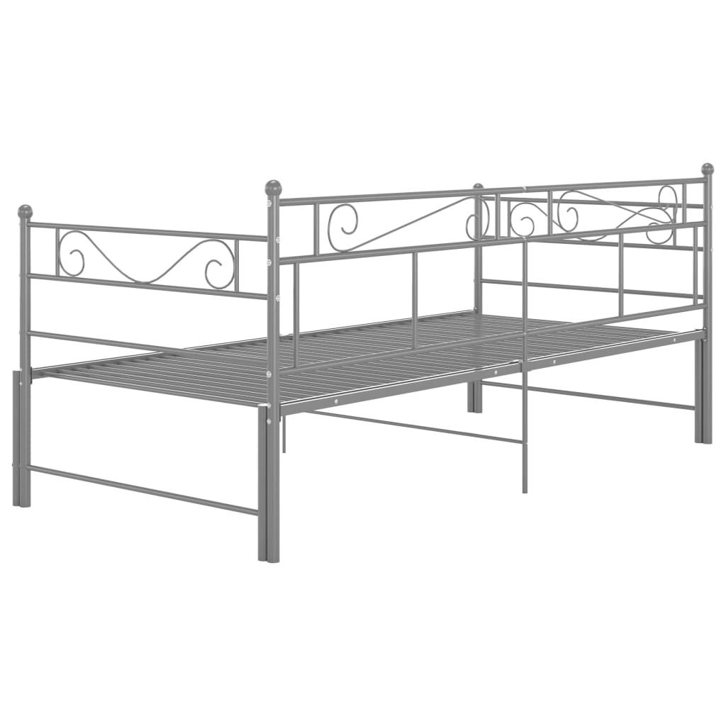 Sofa Bed Frame | Grey | Powder-coated metal | Single and Double