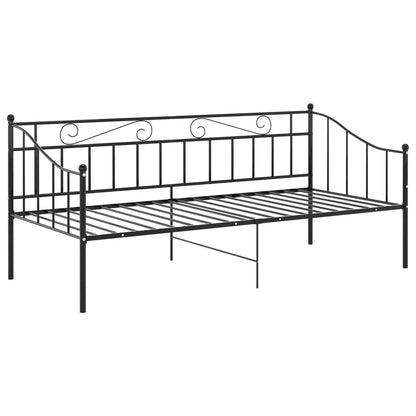 Sofa Bed Frame | Black | Powder-coated metal | Single