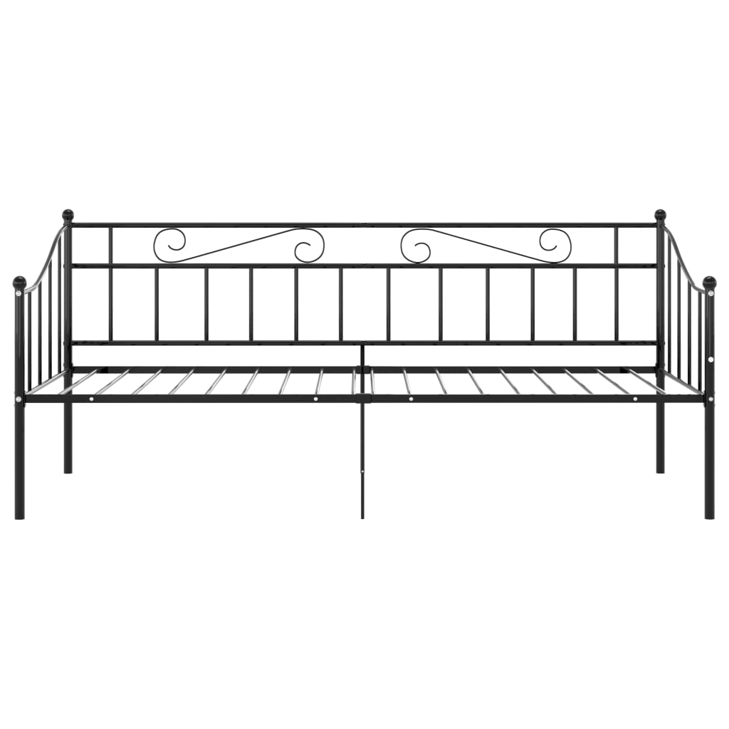Sofa Bed Frame | Black | Powder-coated metal | Single