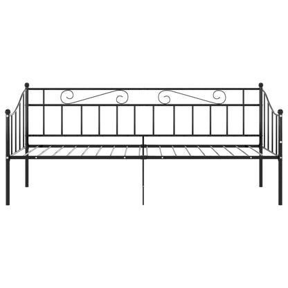Sofa Bed Frame | Black | Powder-coated metal | Single