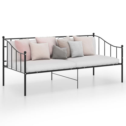 Sofa Bed Frame | Black | Powder-coated metal | Single