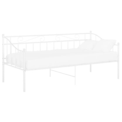Sofa Bed Frame | White | Powder-coated metal | Single