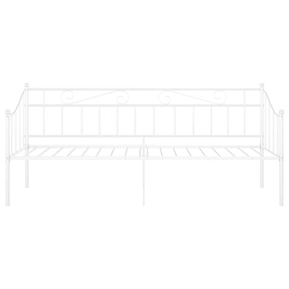 Sofa Bed Frame | White | Powder-coated metal | Single