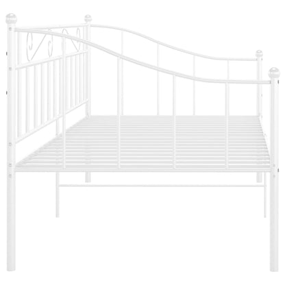 Sofa Bed Frame | White | Powder-coated metal | Single