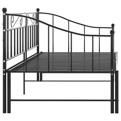 Sofa Bed Frame | Black | Powder-coated metal | Single