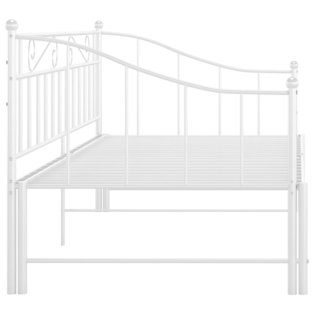 Sofa Bed Frame | White | Powder-coated metal