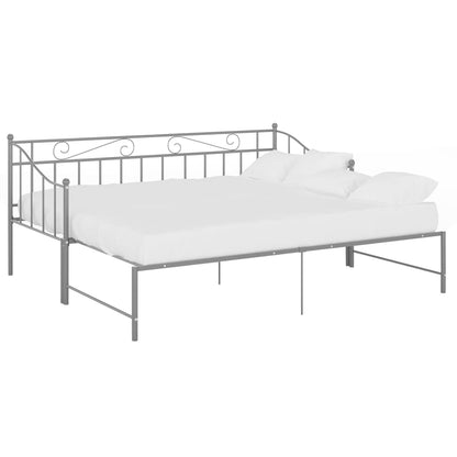 Sofa Bed Frame | Grey | Powder-coated metal | 90x200 cm
