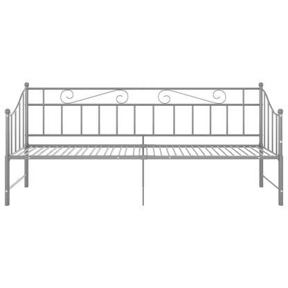 Sofa Bed Frame | Grey | Powder-coated metal | 90x200 cm