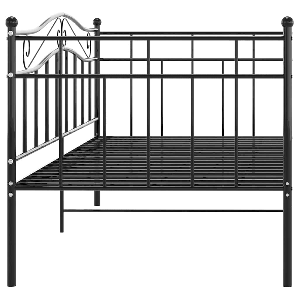 Sofa Bed Frame | Black | Powder-coated metal | Single