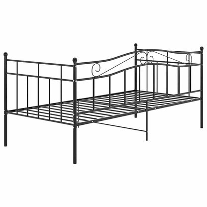 Sofa Bed Frame | Black | Powder-coated metal | Single
