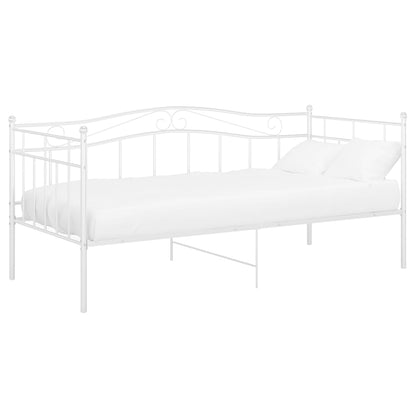 Sofa Bed Frame | White | Powder-coated metal | 90 x 200 cm