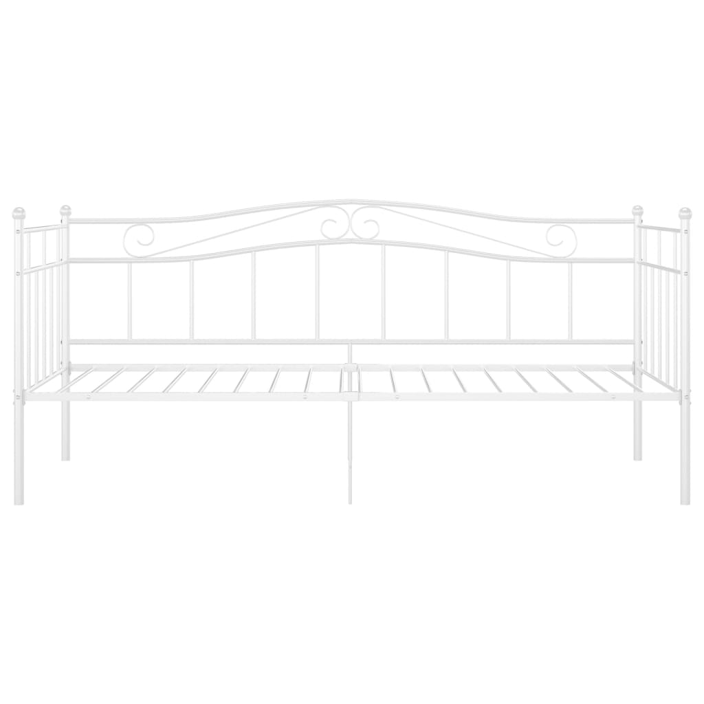Sofa Bed Frame | White | Powder-coated metal | 90 x 200 cm