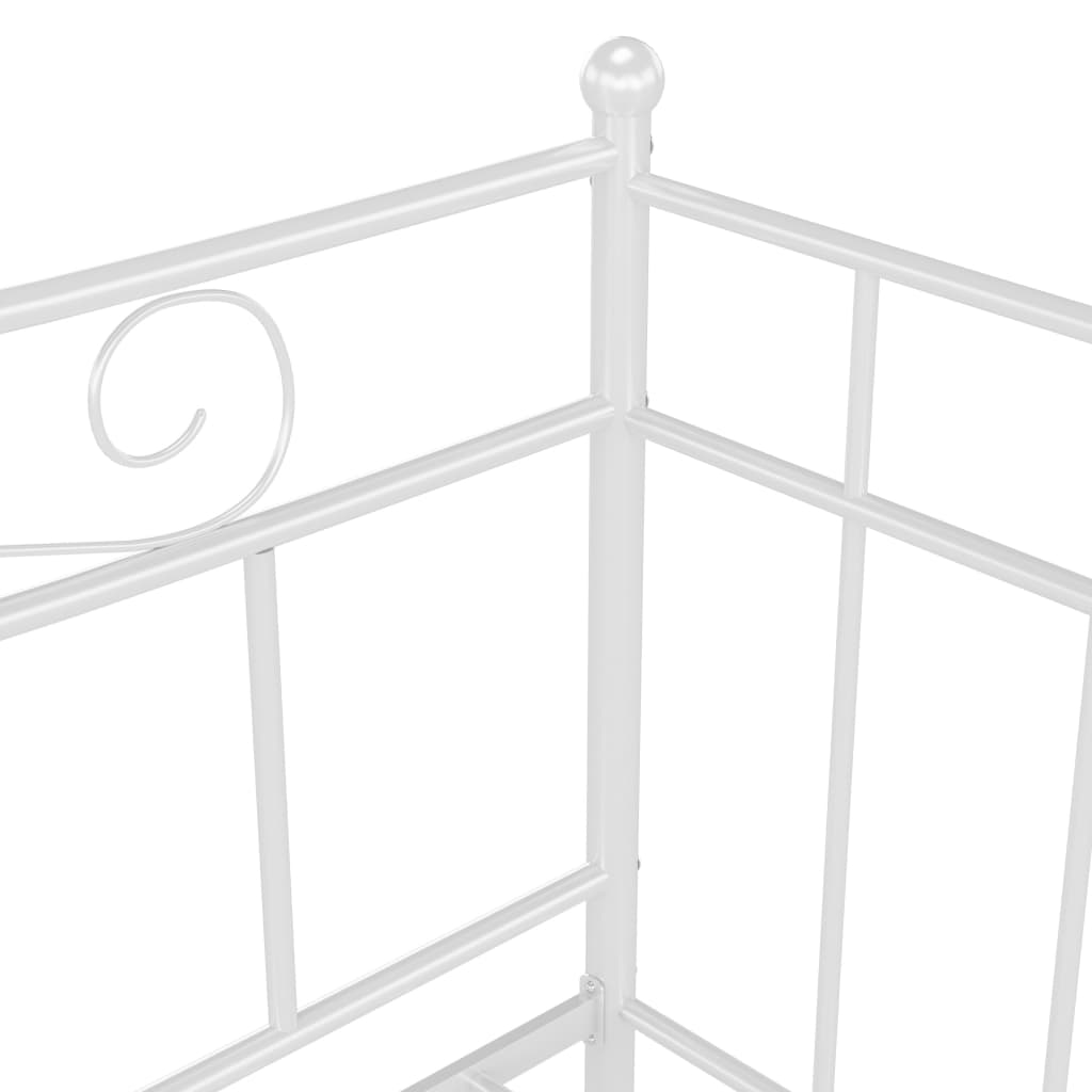 Sofa Bed Frame | White | Powder-coated metal | 90 x 200 cm