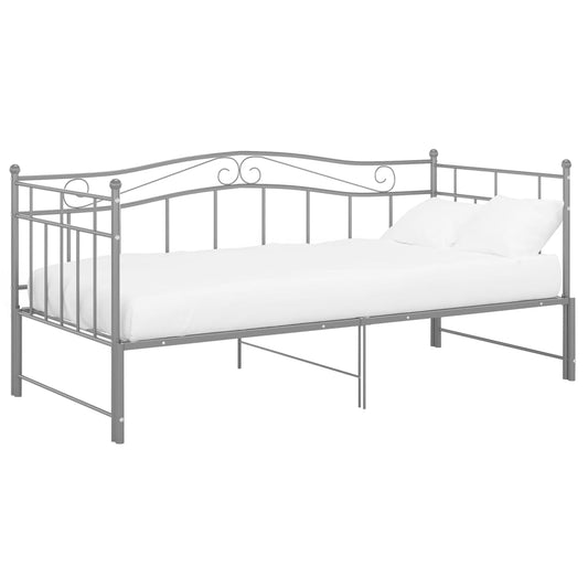 Sofa Bed Frame | Grey | Powder-coated metal | 206.5 x 185 x 89.5 cm