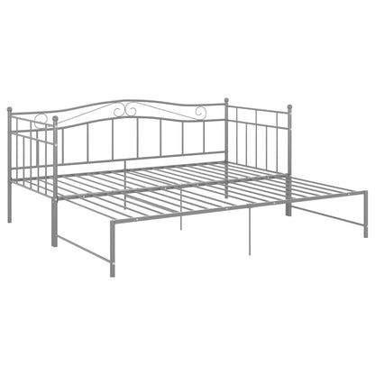 Sofa Bed Frame | Grey | Powder-coated metal | 206.5 x 185 x 89.5 cm