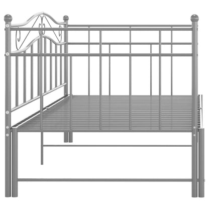 Sofa Bed Frame | Grey | Powder-coated metal | 206.5 x 185 x 89.5 cm