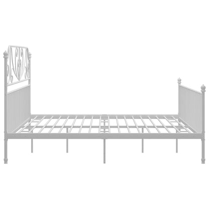 Bed Frame | White | Powder-coated metal | Super King | Bed Frame