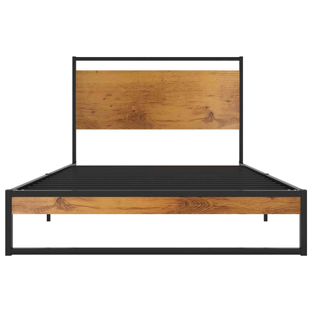 Bed Frame without Mattress Metal 100x200 cm