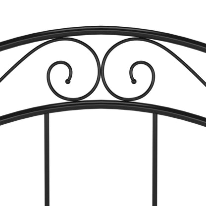 Bed Frame | Black | Powder-coated metal | Single |  Durable  | Bed Frame