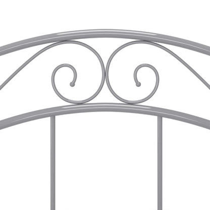 Bed Frame | Grey | Powder-coated metal | Single |  Durable  | Bed Frame