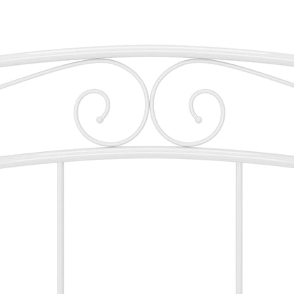 Bed Frame | White | Powder-Coated Metal | Double |  Tough | Bed Frame