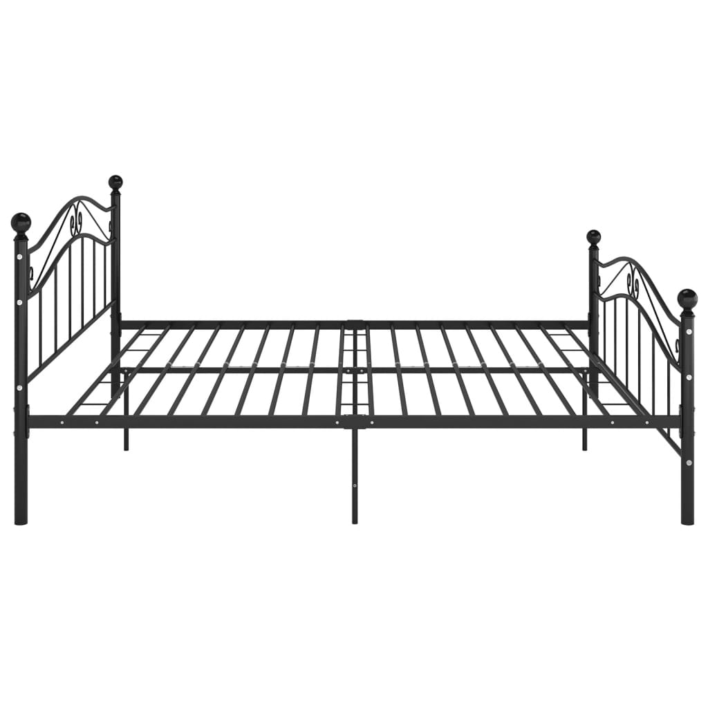Bed Frame | Black | Powder-coated metal | Super King | Durable