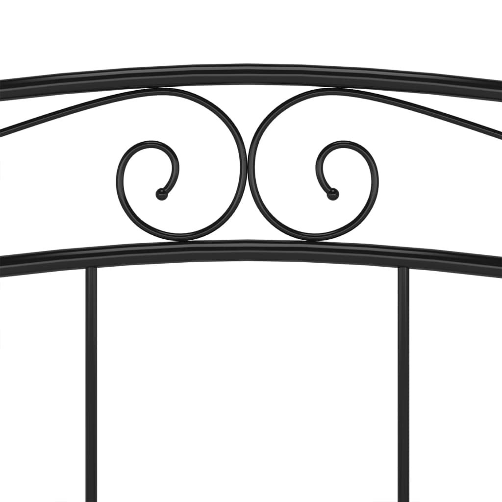 Bed Frame | Black | Powder-coated metal | Super King | Durable