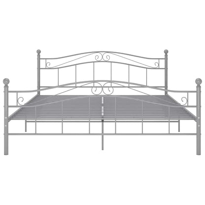 Bed Frame | Grey | Powder-coated metal | Super King | Tough | Bed Frame