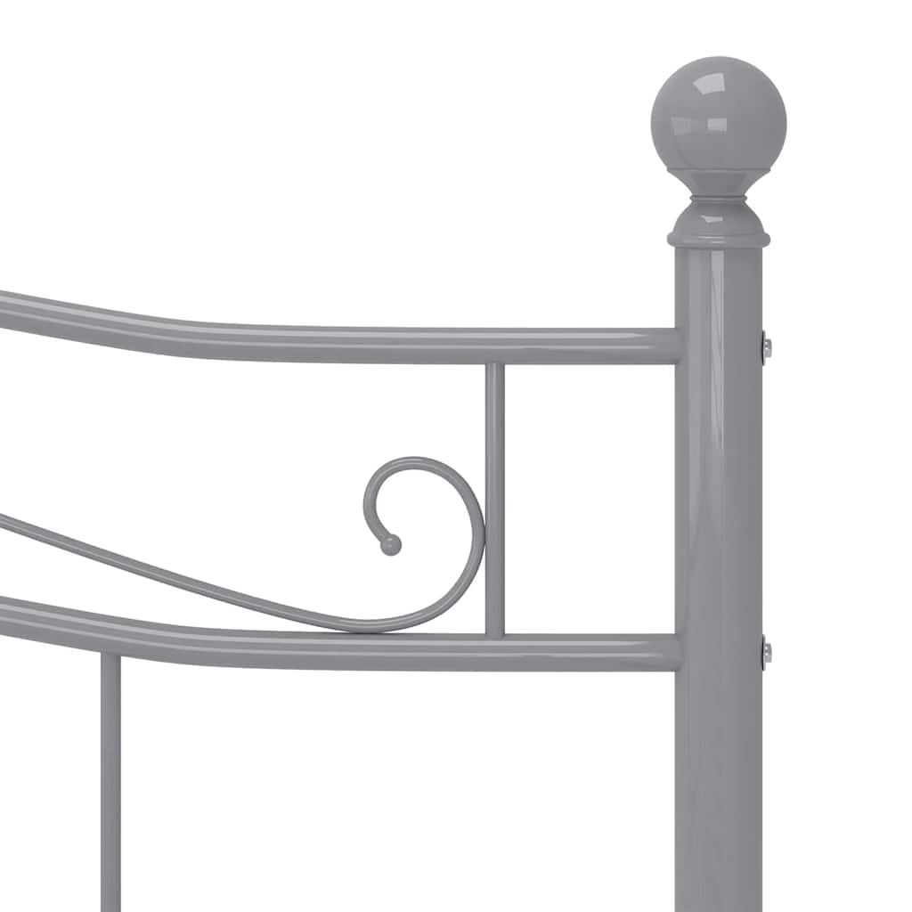 Bed Frame | Grey | Powder-coated metal | Super King | Tough | Bed Frame