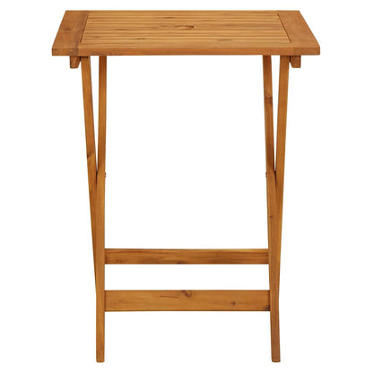 313595 vidaXL Folding Garden Table 60x60x75 cm Solid Acacia Wood