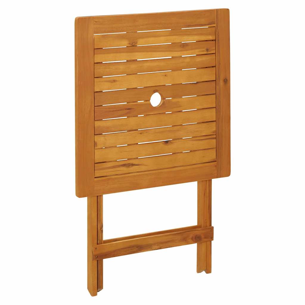 313595 vidaXL Folding Garden Table 60x60x75 cm Solid Acacia Wood
