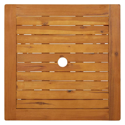 313595 vidaXL Folding Garden Table 60x60x75 cm Solid Acacia Wood