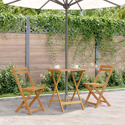 313595 vidaXL Folding Garden Table 60x60x75 cm Solid Acacia Wood