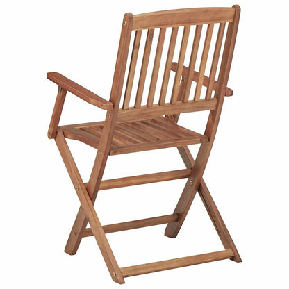 Outdoor Chair | Set of 4 | Natural Acacia | Solid Acacia wood | Standard