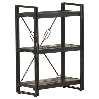 Bookcase | Black | Solid Mango Wood | Medium | Shelving | Bookcase
